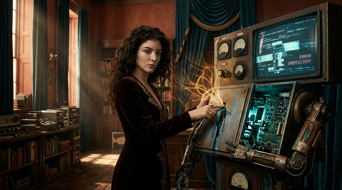 Lorde contra la máquina: por qué el algoritmo jamás podrá sangrar