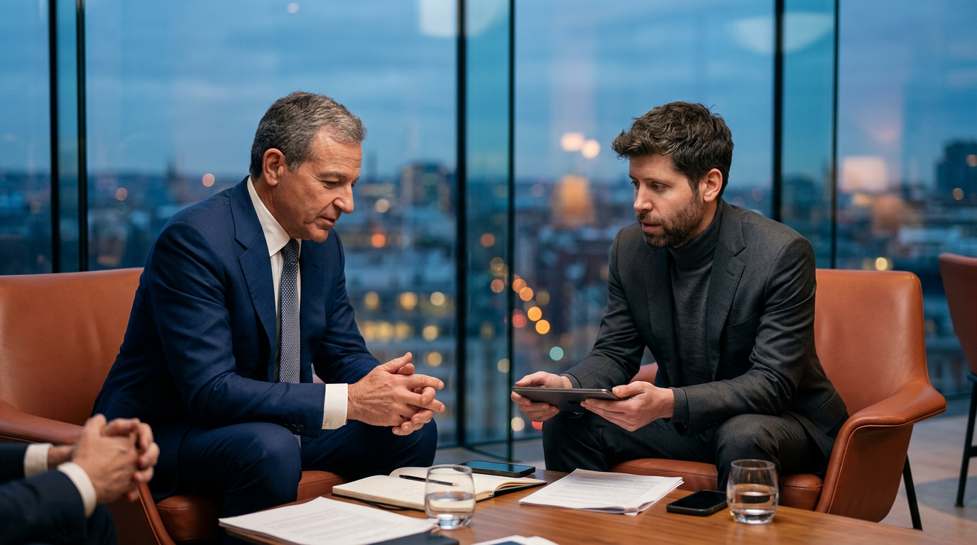 Bob Iger entrega las llaves del reino a Sam Altman para salvar el futuro de Disney