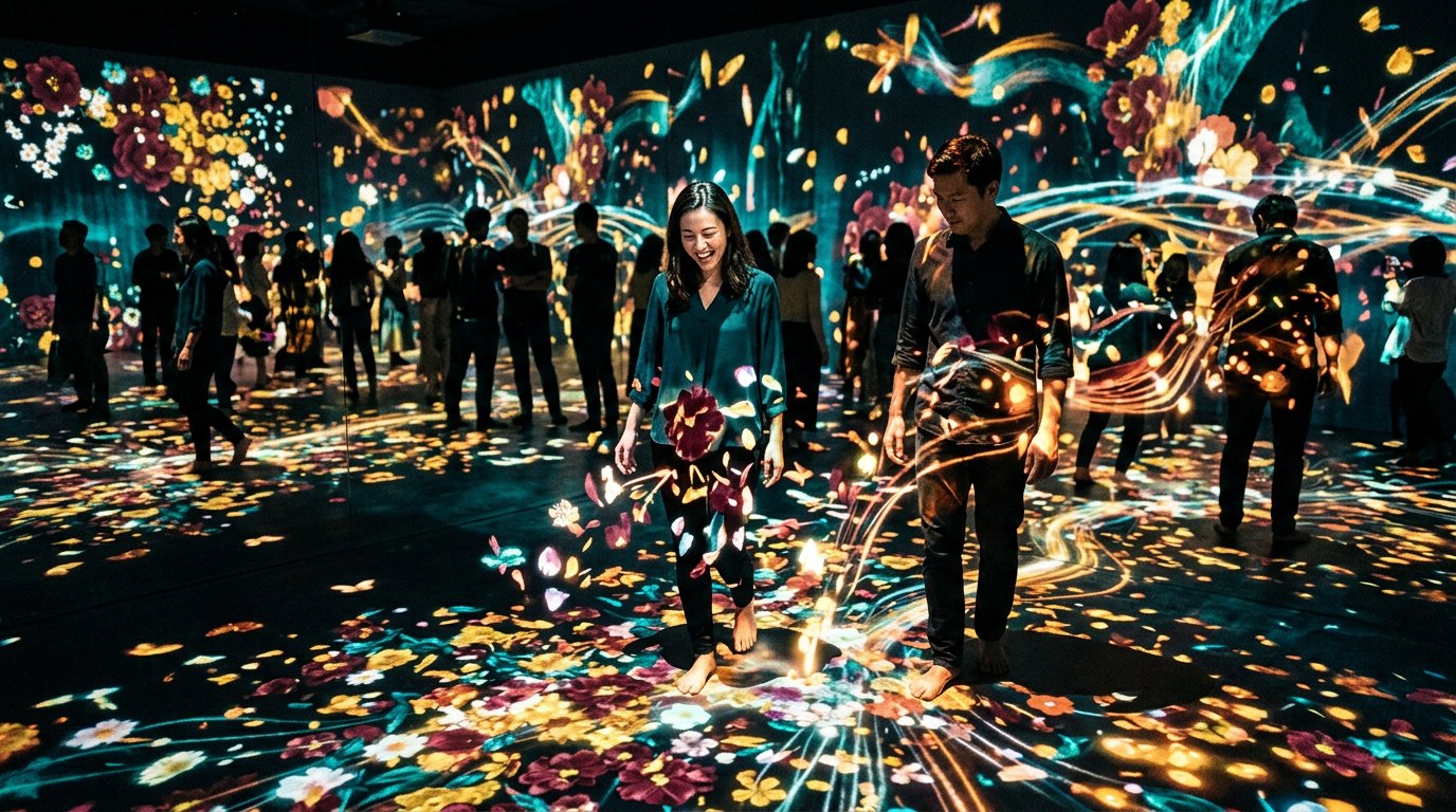 teamLab: el colectivo que hackeó nuestra mirada para disolver el "yo"