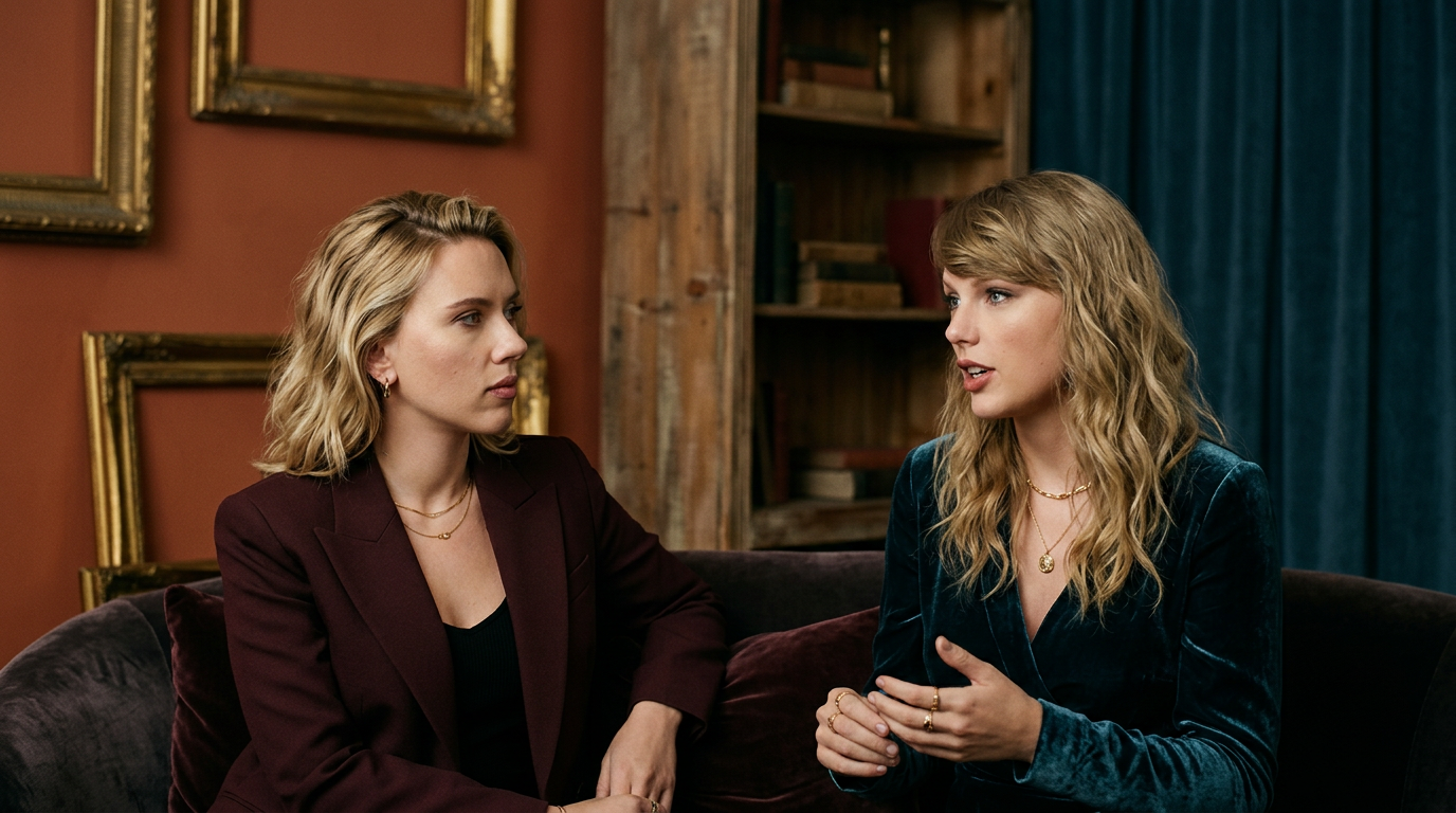 Por qué Scarlett Johansson y Taylor Swift son el último muro ante la IA