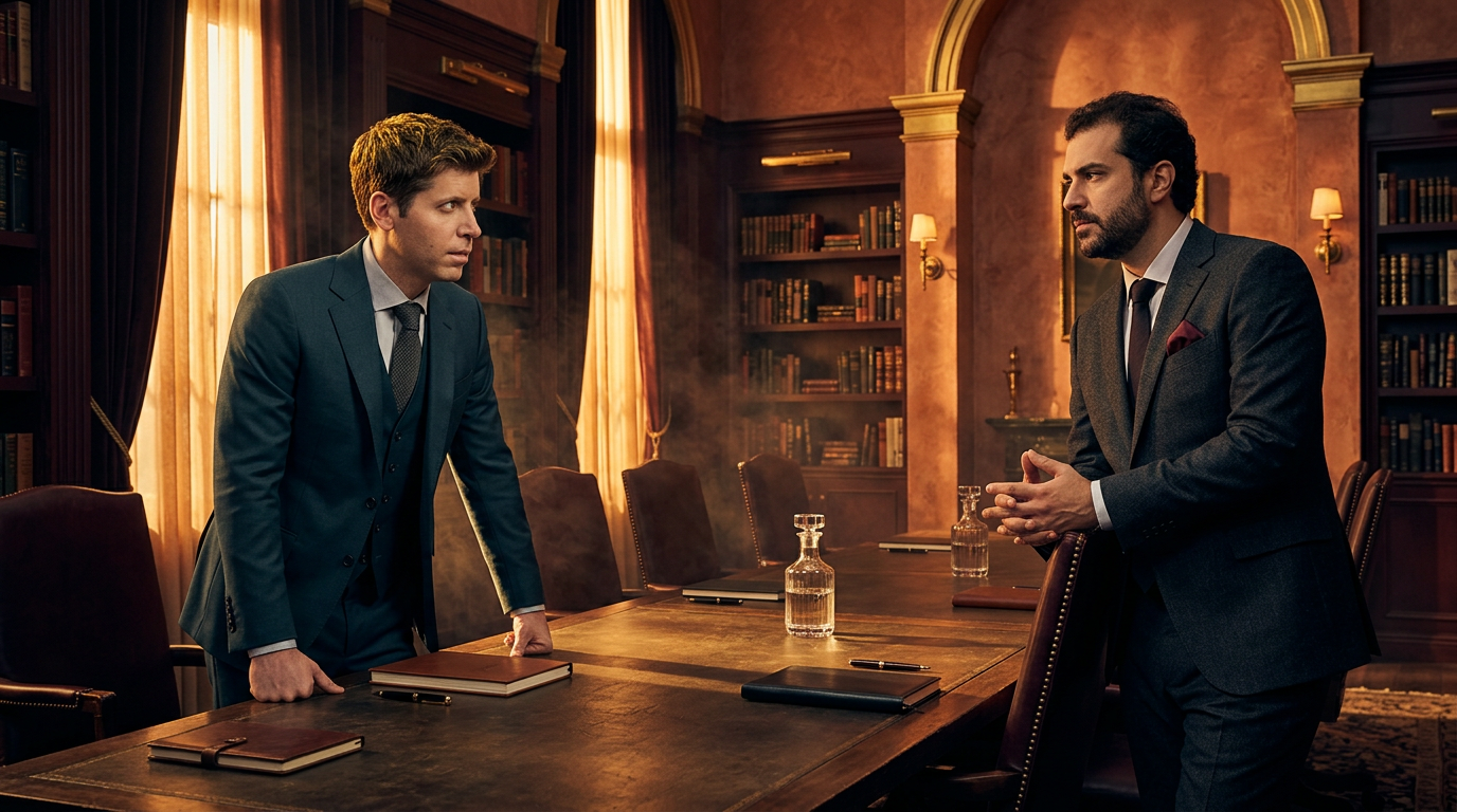 Por qué la guerra fría entre Sam Altman y Dario Amodei decidirá quién es el dueño de tu futuro laboral